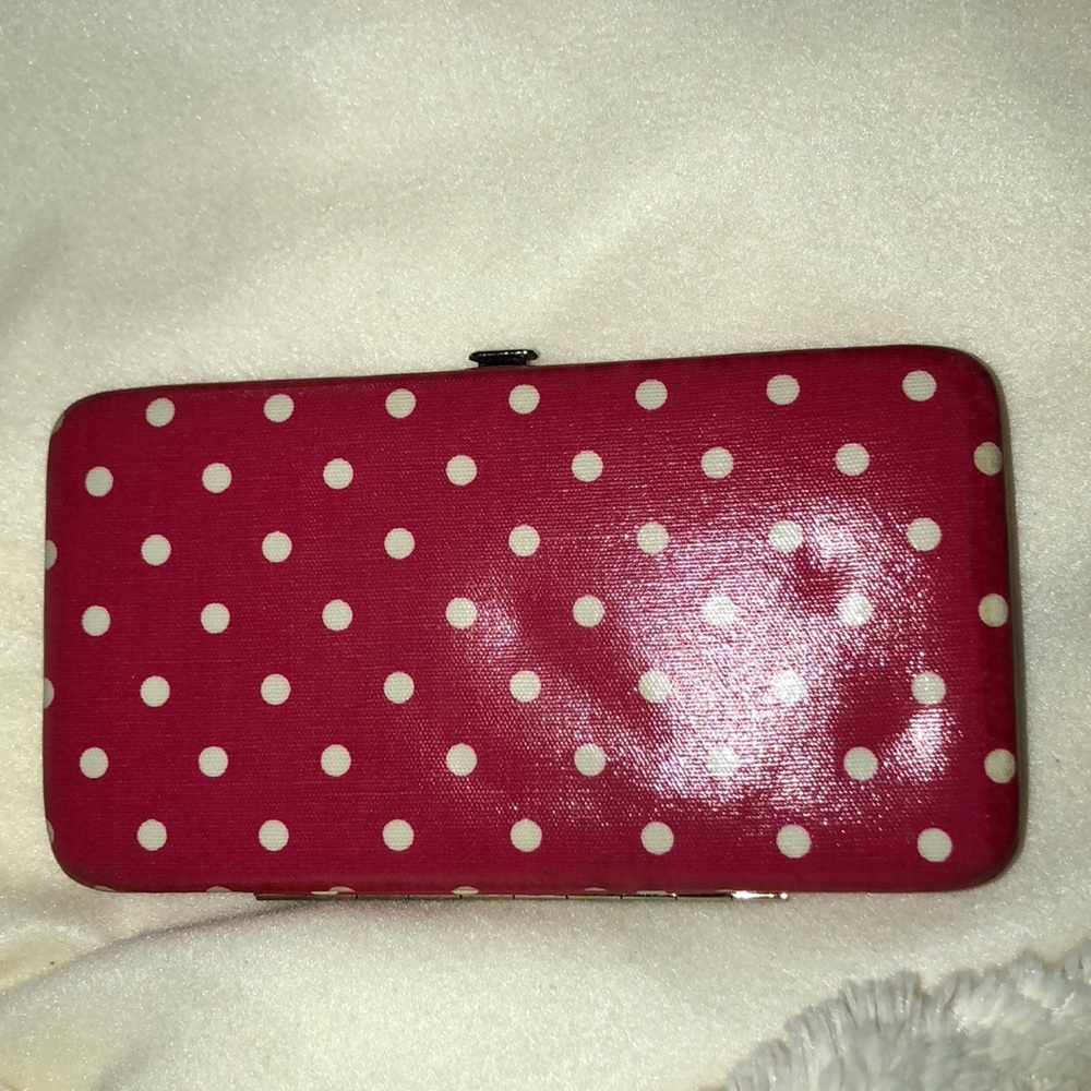 Polka dot wallet